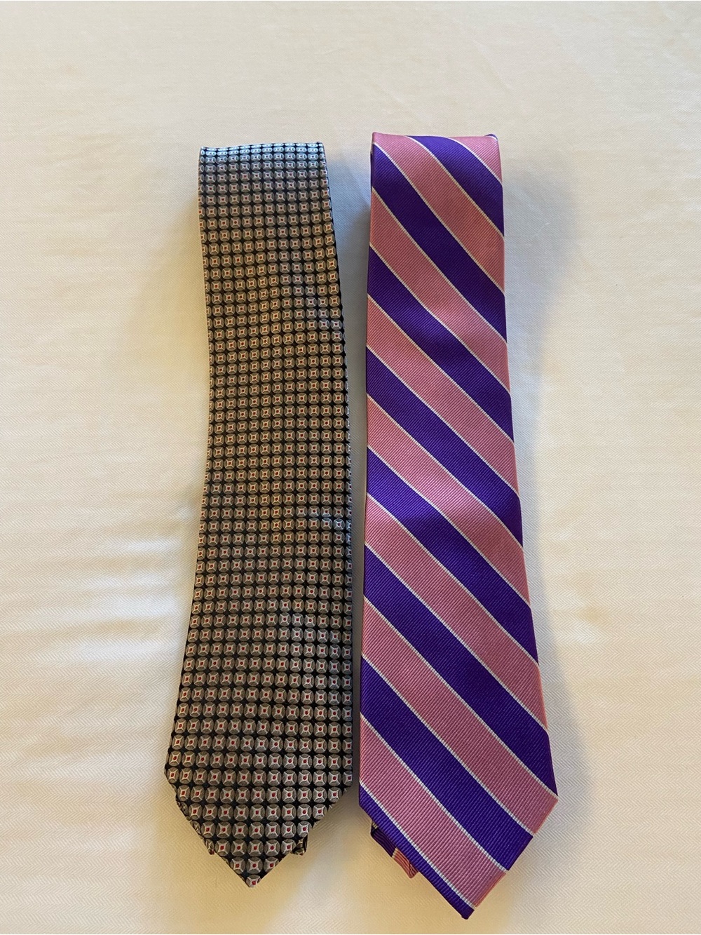Lot of 2 Cape Cod Neckwear Silk Ties